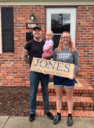 Jones family getting their new house