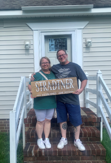 Stradtner family happily moving in